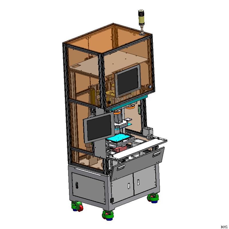 LED 屏幕自动对位压合设备  X1102  3D图 机械设计参考素材CAD