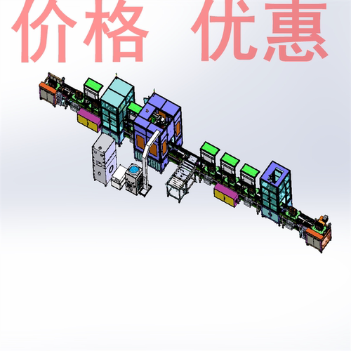 储能模组PACK焊接生产线带工程图X33423D图纸机械设计素材SW