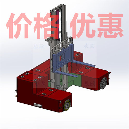 电动叉车物流电动叉车案例14套合集A8433D图纸机械设计素材SW