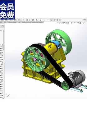 J1501-PE400×600复摆颚式破碎机的设计-鄂式[SW三维+CAD图+说CAD