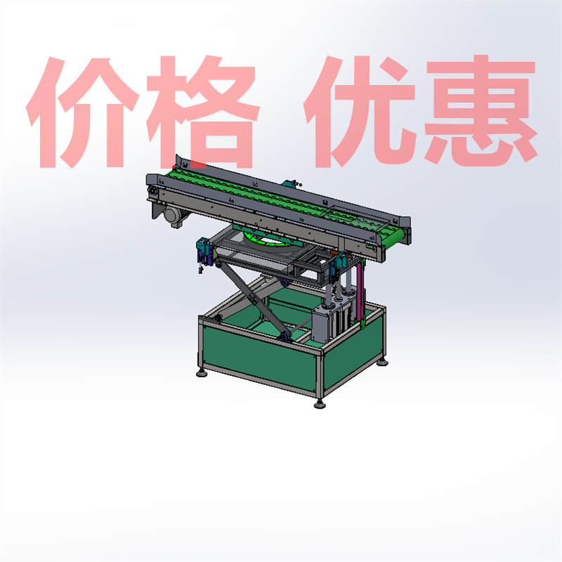 顶升旋转设备X3216工程图BOM表3D图纸机械设计素材SW模型