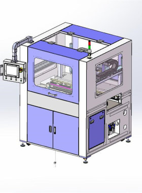 FPCB在线分板机 X2721  3D图纸 机械设计素材 SW模型