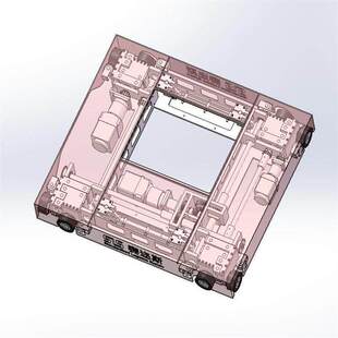 四向穿梭车RGV机器人X2513   3D图纸 机械设计素材 SW模型