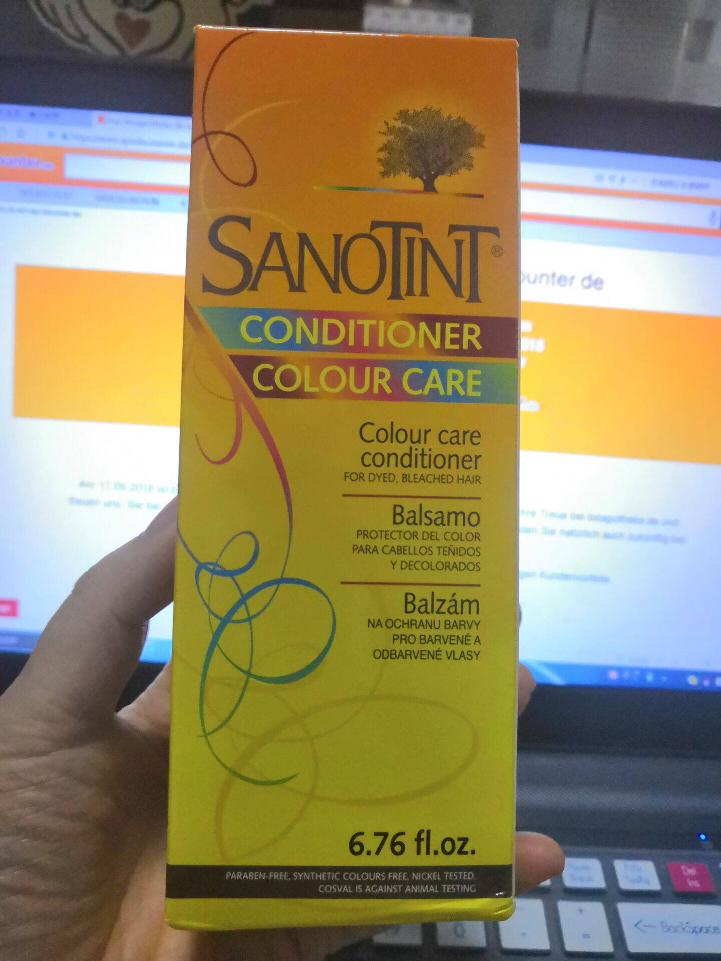 意大利进口Sanotint锁色护发素多效护理柔顺修复改善干枯毛躁护色