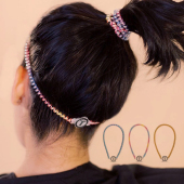 美国teleties运动发箍电话线发圈网红发带洗脸用发箍细碎头发手环