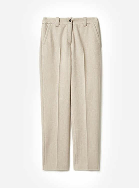 茉莉雅集日本精纺羊毛双面肌理锥形裤 WKZ04406