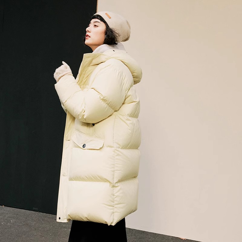 茉莉雅集  意大利OLMETEX棉感料95白鹅绒服羽绒服女WYR04032