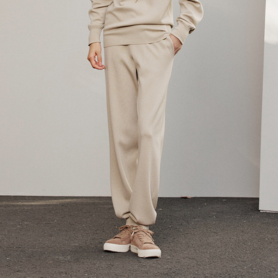 意大利精纺全羊毛针织哈伦裤