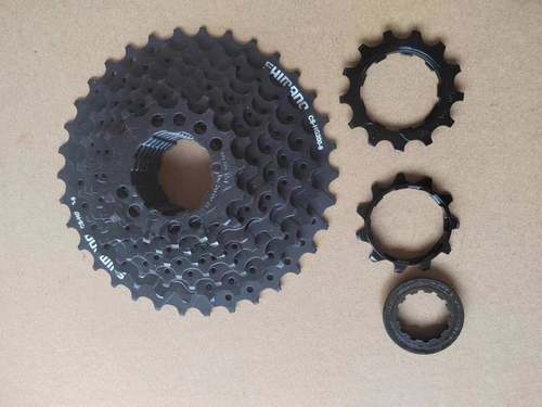 卡式9速飞轮禧玛诺HG200-9山地车/折叠车9速卡式塔轮变速器配件