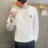 W3401-特P35社会小伙圆领卫衣男士长袖t恤潮流青年打底衫上衣，男装卫衣，电商D310B