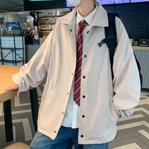 光板二开JK601特P55衬衫领外套男士2024春秋款痞帅夹克大码图片