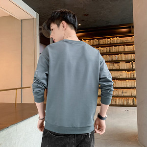 71105-P35秋季休闲卫衣男长袖T恤打底衫图片