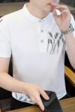 84110-P35春秋新款短袖T恤男休闲打底衫男士修身衫商务休闲，男装T恤，电商D310B