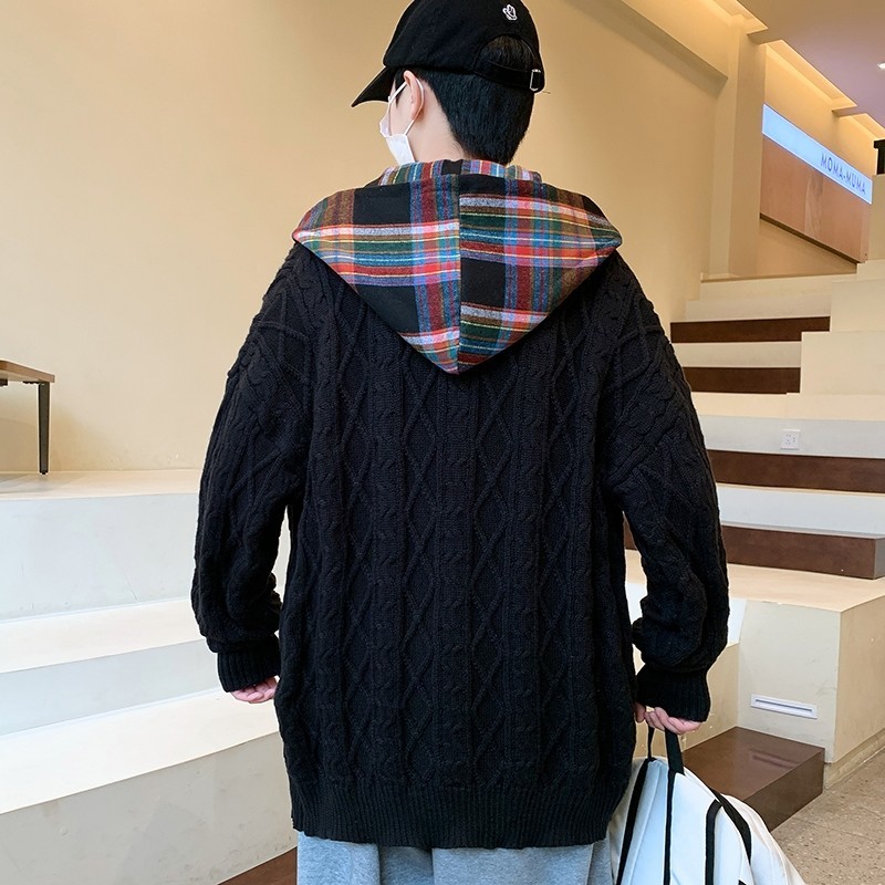 84879-P90秋冬休闲毛衣男针织开衫外套,男装针织衫/毛衣,电商D310B