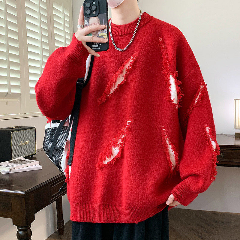 84650-P60秋冬新款休闲毛衣男长袖针织衫,男装针织衫/毛衣,电商D310B