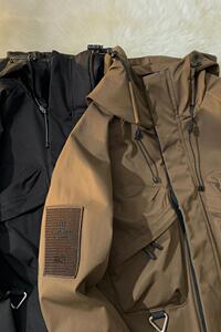 JK582-特P75户外防水可拆卸美式冲锋衣男女款日系机能登山服外套图片