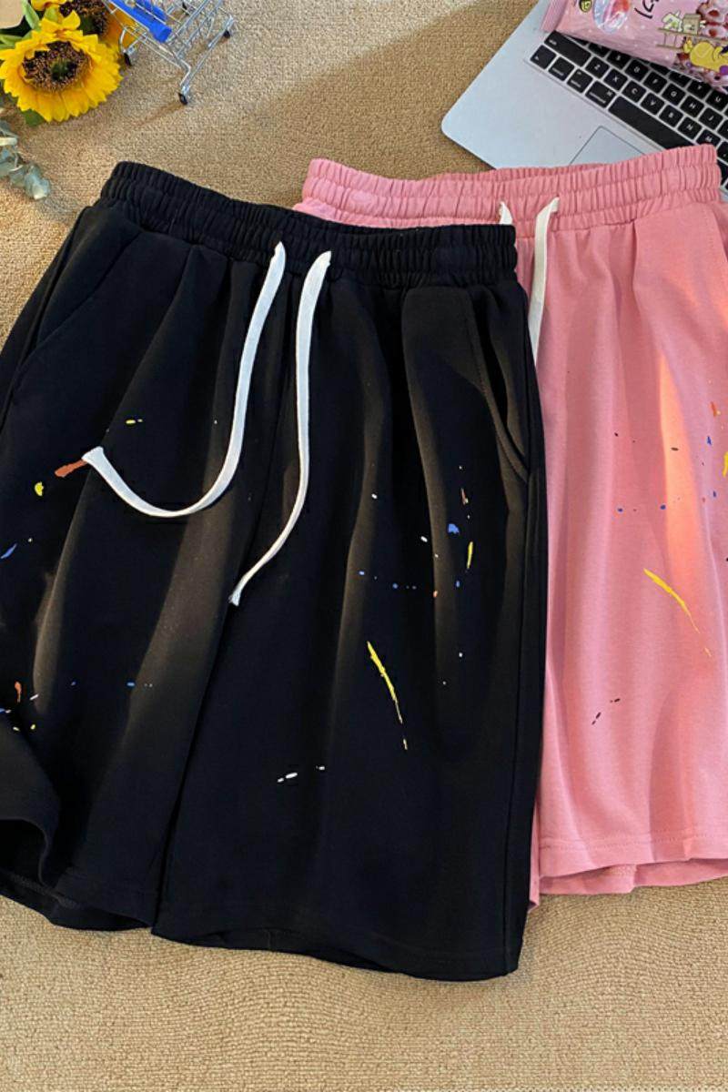 K223-P38夏季休闲短裤男女港风运动裤直筒沙滩裤子,男装休闲裤,电商D310B