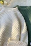 68265-P55小格子毛衣男ins潮牌日系港风宽松复古休闲潮流针织，男装针织衫/毛衣，电商D310（原电商305）