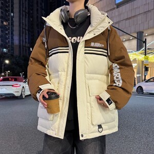 79011-特P258羽绒服男冬季连帽新款时尚潮流休闲宽松保暖外套图片