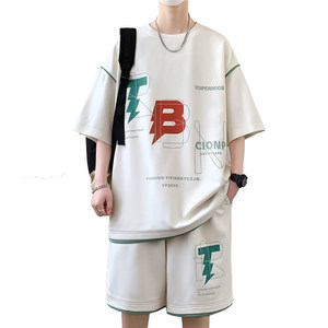 TZ24353-特P50短袖套装男青少年潮流半袖t恤高中初中学生帅气图片