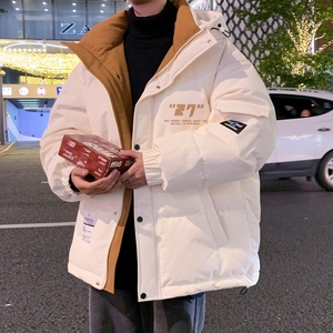 79002-P235潮羽绒服男冬季加厚2024新款连帽外套情侣装青少年图片