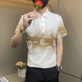 PL027-特P35控55男半袖Polo衫男短袖夏季翻领冰丝体恤打底衫，男装Polo衫，电商D310B