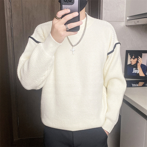 M8309-特P58毛衣男打底衫内搭线衣秋冬季新款痞帅气针织衫图片