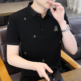 84045-P40春秋新款短袖T恤男休闲打底衫，男装T恤，电商D310B
