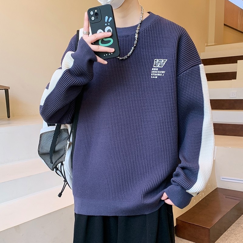 84721-P55秋冬休闲圆领毛衣男针织打底衫,男装针织衫/毛衣,电商D310B