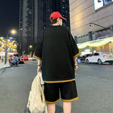 84332-P55夏季短袖T恤男套装休闲两件套，男装T恤，电商D310B