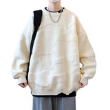 84670-特P58秋冬新款休闲毛衣男长袖针织衫港风宽松打底衫，男装针织衫/毛衣，电商D310B