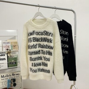 M891-特P58情侣圆领毛衣秋冬款内搭上衣打底男款套头海马毛外套图片