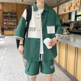 84315-特P55新中式风套装得物新款来袭潮套装可二开，男装休闲套装，电商D310B