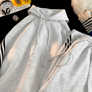 TZ9866特P95休闲运动套装男士潮牌连帽卫衣宽松长裤,男装卫衣,电商D310B