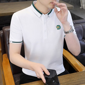 84036-P40 春秋新款短袖T恤男休闲打底衫图片