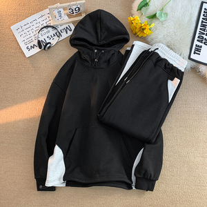 二开TZ9865-特P98休闲运动套装男卫衣春秋外套情侣运动服图片