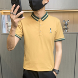 PL3067-特P35短袖t恤男士休闲翻领夏季薄款polo衫男翻领商务体恤，男装Polo衫，电商D310B