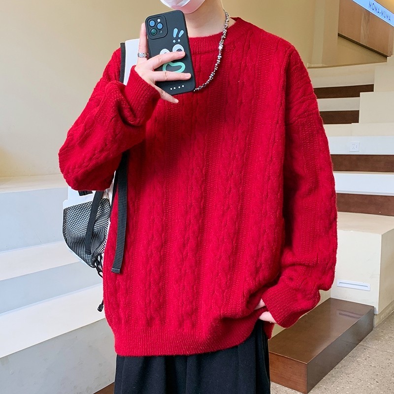 84529-P50秋冬休闲圆领毛衣男针织打底衫,男装针织衫/毛衣,电商D310B