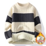84610加绒-P60秋冬新款休闲毛衣针织打底衫，男装针织衫/毛衣，电商D310B