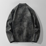 JK893-P100男士加绒皮衣韩版修身帅气机车服立领pu皮夹克外套潮，男装皮衣，电商D310B
