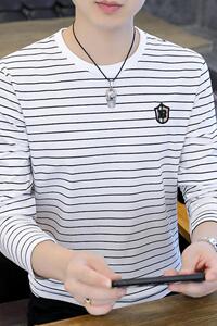 79507-P40 秋季新款休闲T恤男长袖打底衫图片