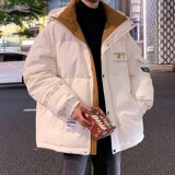 79002-P235羽绒服男士2024冬季新款短款连帽时尚休闲百搭保暖外套，男装羽绒服，电商D310B