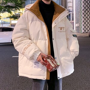 79002-P235羽绒服男士2024冬季新款短款连帽时尚休闲百搭保暖外套图片