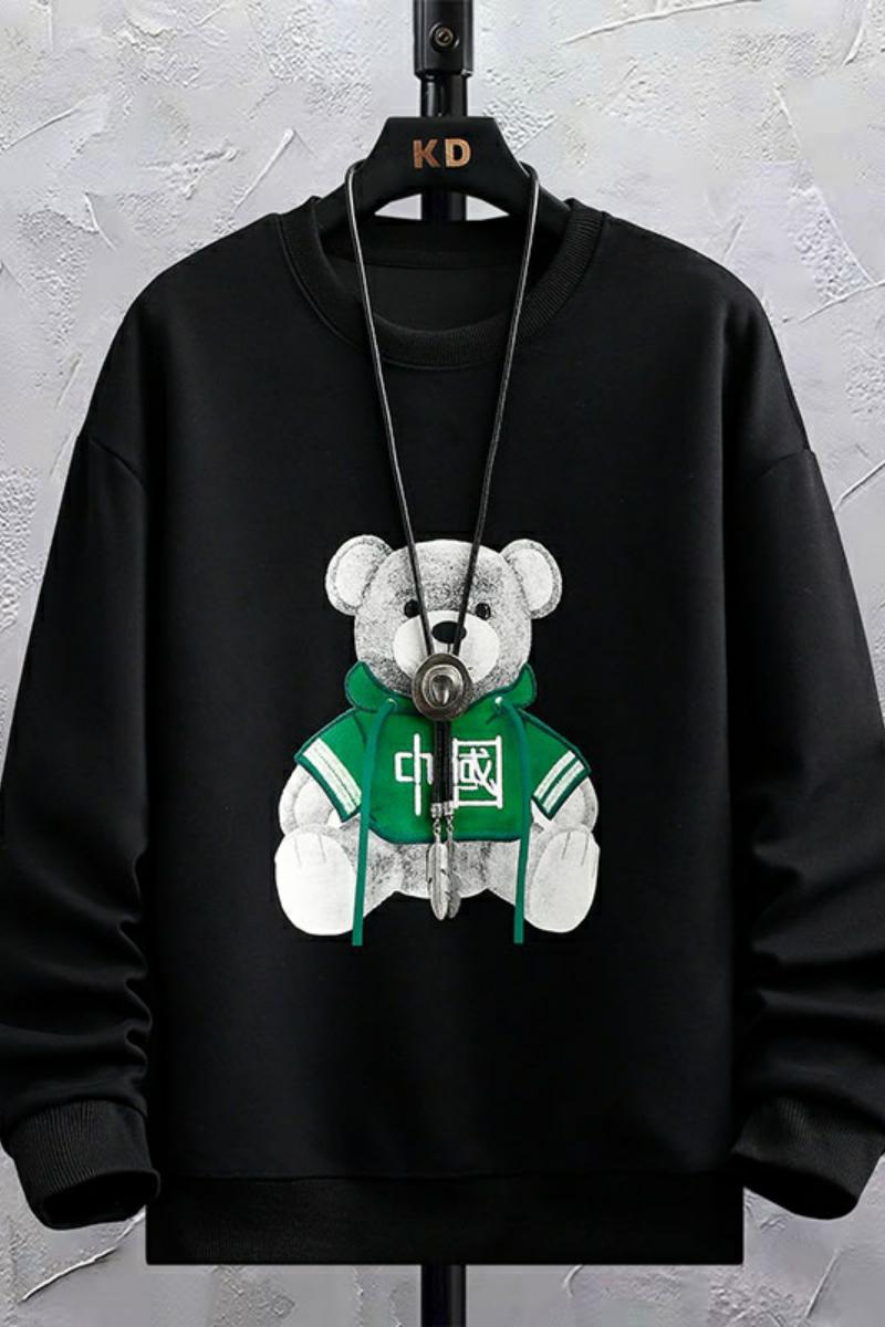 73823-P45卫衣男士春秋季潮牌2023新款韩版潮流宽松长袖t恤圆领,男装卫衣,电商D310（原电商305）