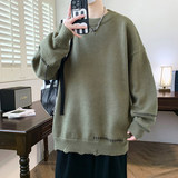 84657-P55秋冬新款休闲毛衣男长袖针织衫，男装针织衫/毛衣，电商D310B