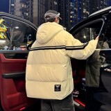 79007-特P258羽绒服男款秋冬季加厚美式潮高级感炸街情侣连帽，男装羽绒服，电商D310B