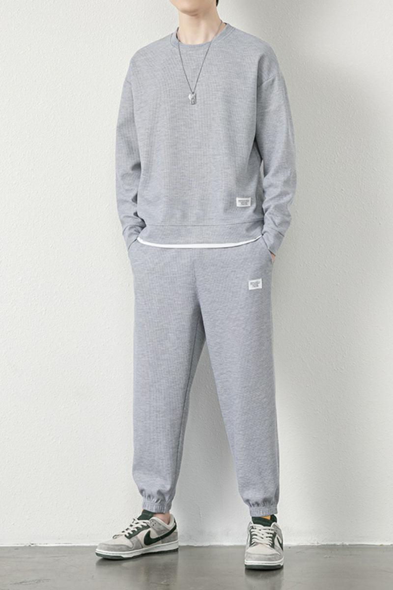 7811-P65卫衣休闲运动套装男士2023春秋季新款假两件潮牌衣服,男装卫衣,电商D310（原电商305）