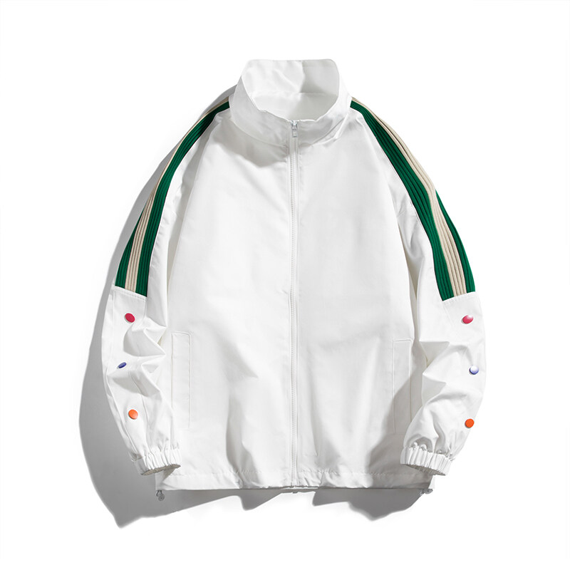 JK653-P75外套男春秋季潮流ins港风宽松大码新款衣服百搭夹克图片