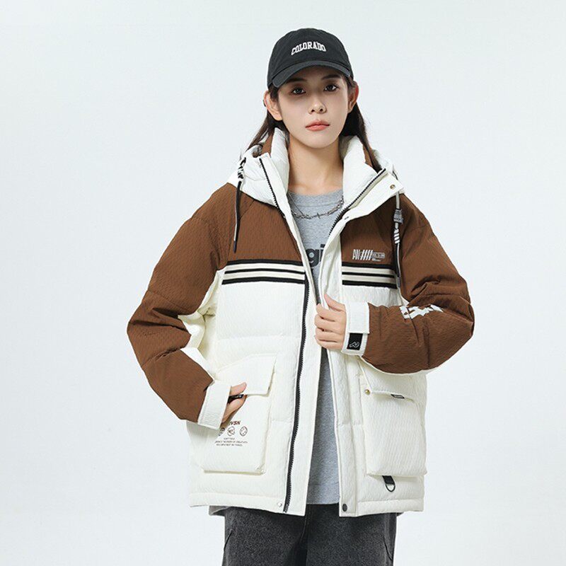 79011-特P258羽绒服男冬季轻薄潮牌鸭绒外套男连帽加厚青少年图片
