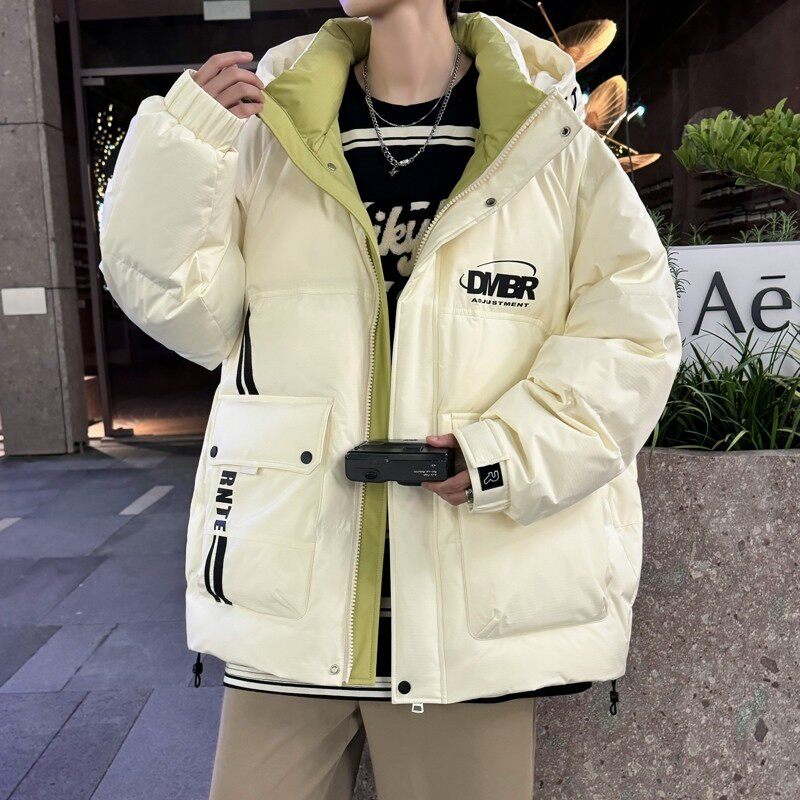 79006-特P258羽绒服男冬季新款美式潮牌白鸭绒羽绒衣宽松休闲外套,男装羽绒服,电商D310B